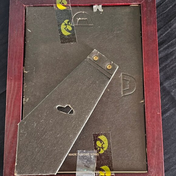 Vintage Santa Claus Snowman & Rabbit Framed Needlepoint Christmas - Picture 3 of 3